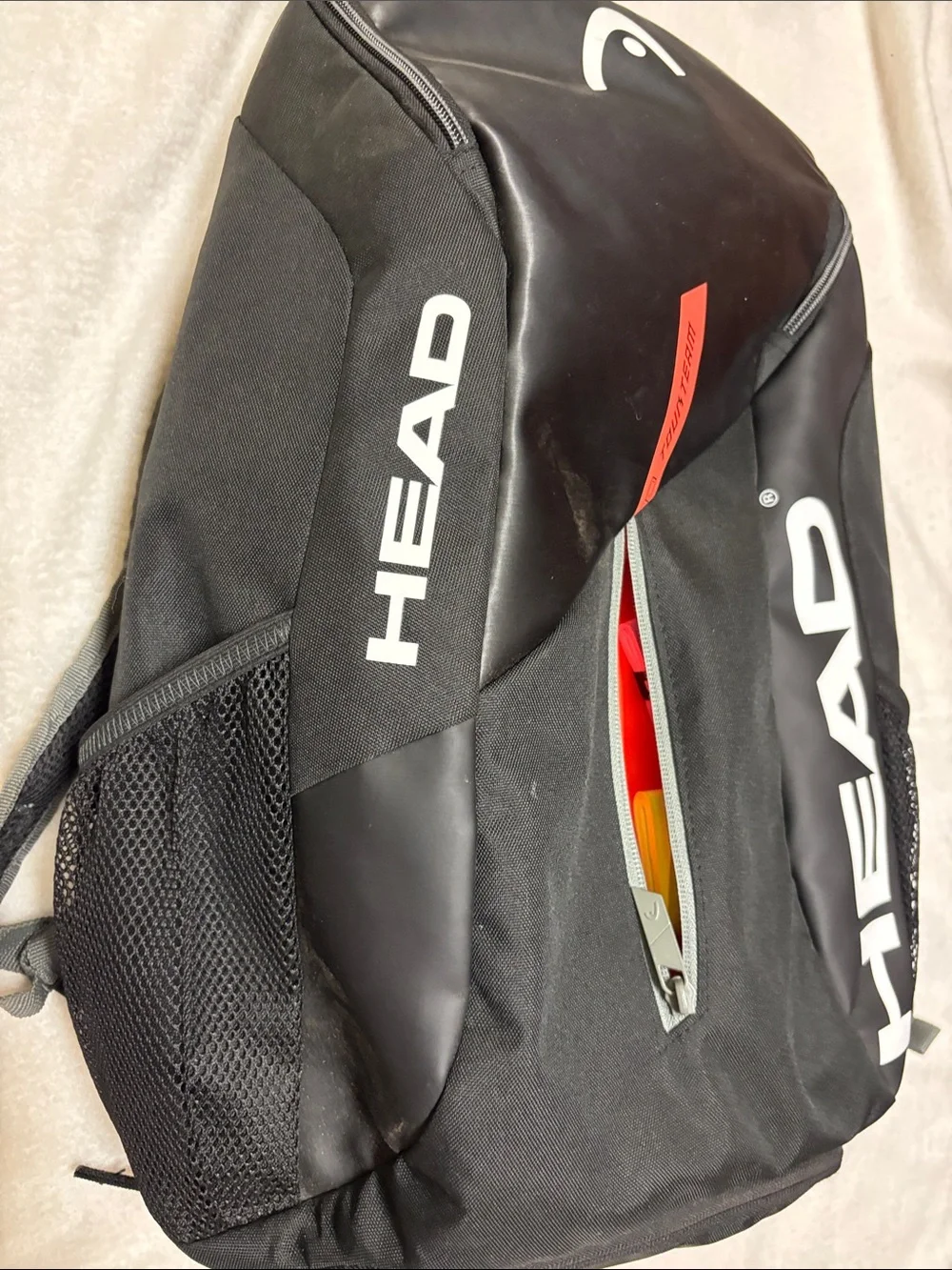 HEAD Tour Team Backpack Tennis Racquet Bag Black/Orange